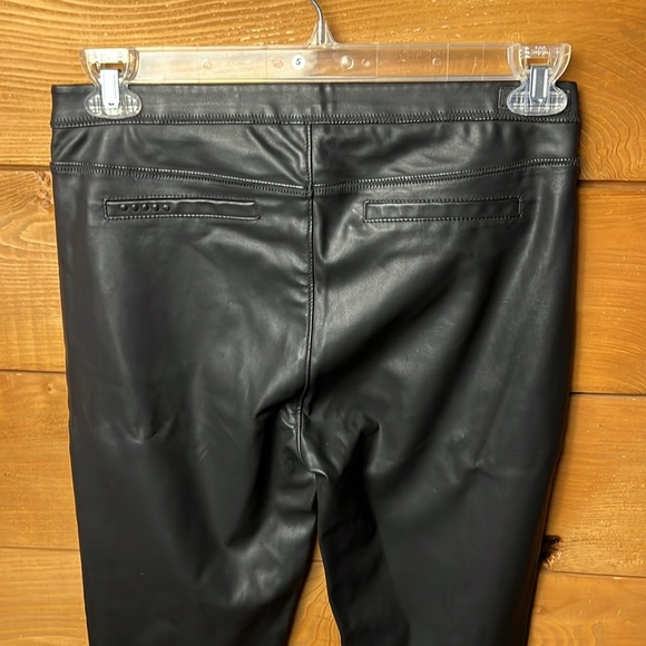 Blanket NYC Leggings 29 ankle pull on Polyurethane Viscose black shiny nightwear - Picture 5 of 8